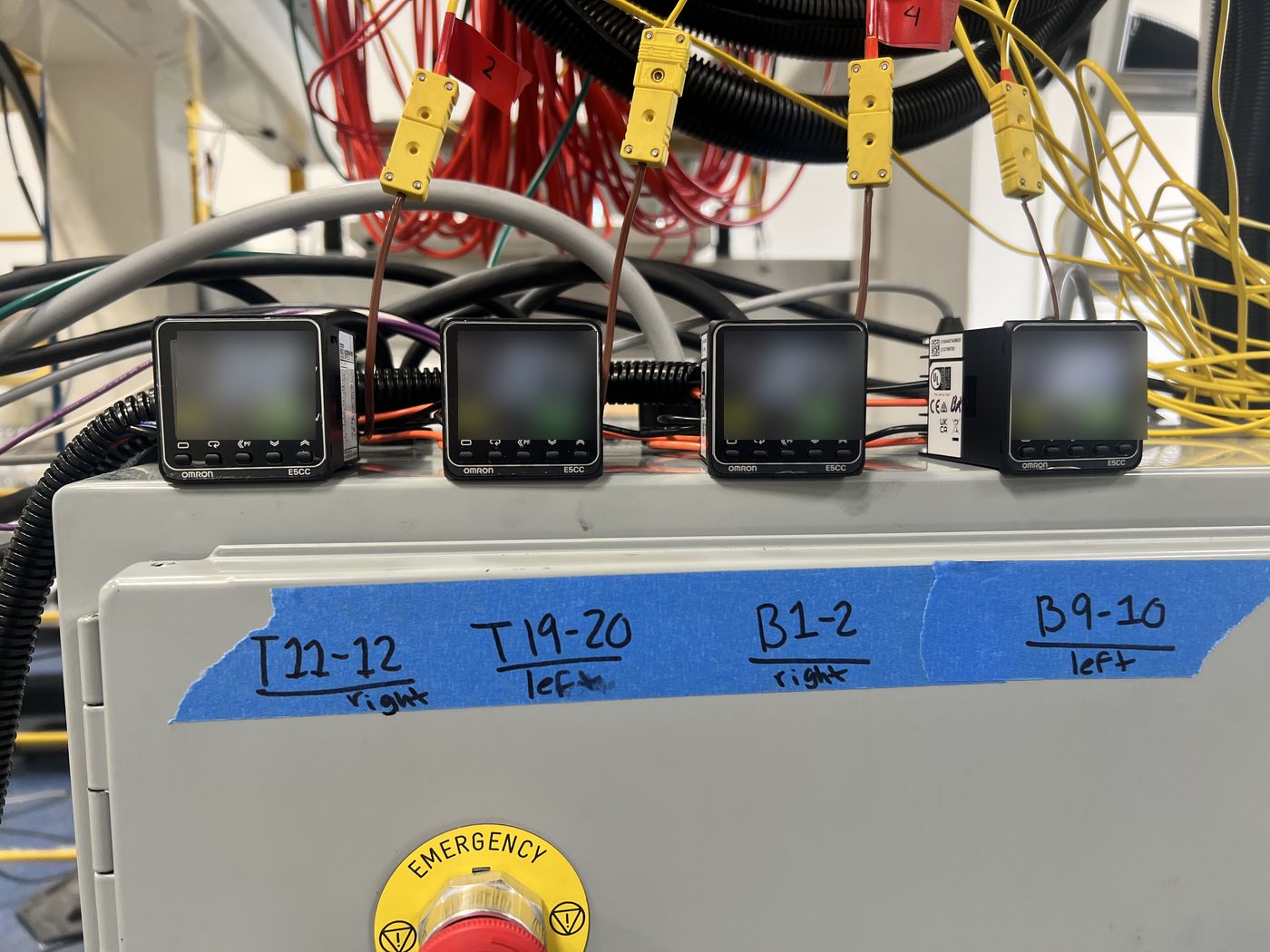 One temperature controller per zone