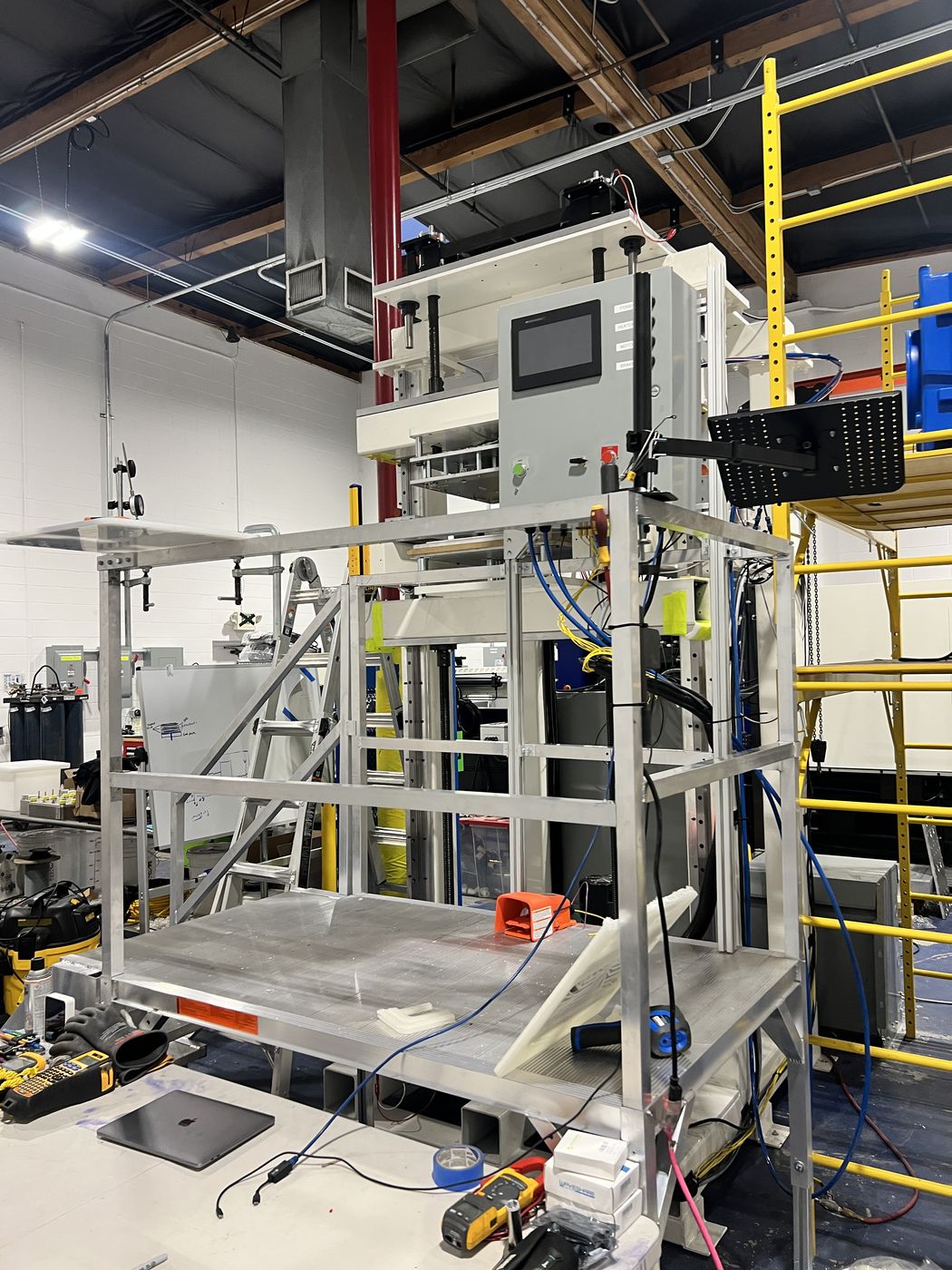 Plastic welding machine, fig 22