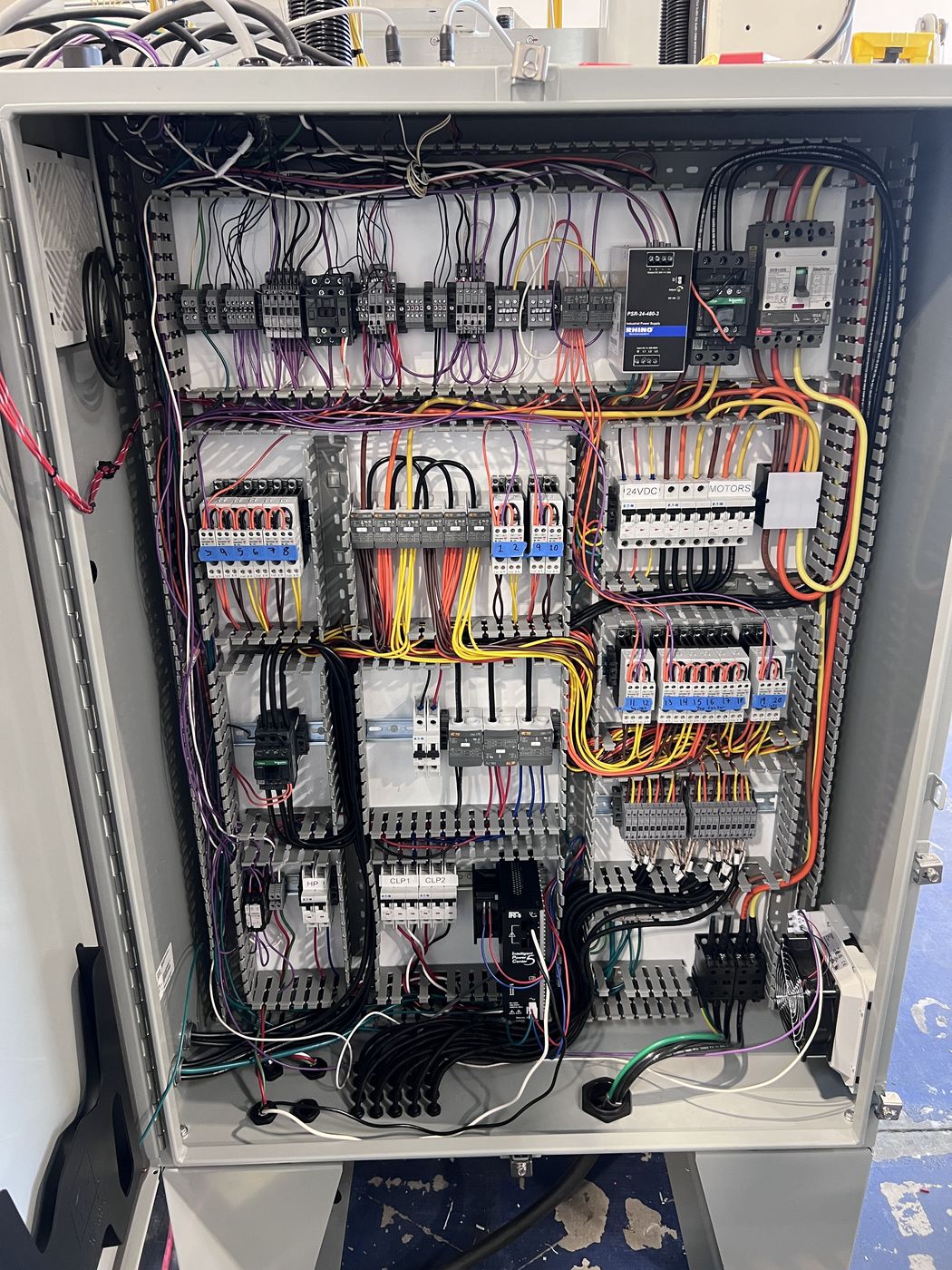 The power distribution panel